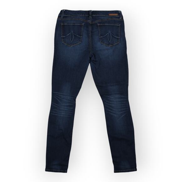 Level 99 (32) Liza Skinny Jean Sile Wash Denim Medium/Dark Mid-Rise Anthro - Picture 4 of 15